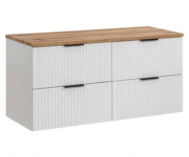 Zostava 2 kúpeľňových skriniek ADEL WHITE 120 cm